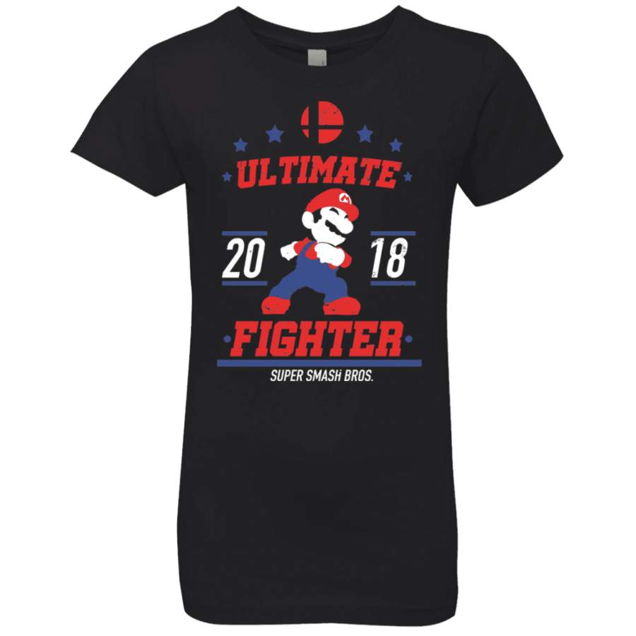 Ultimate Fighter Mario Girls Premium T-Shirt