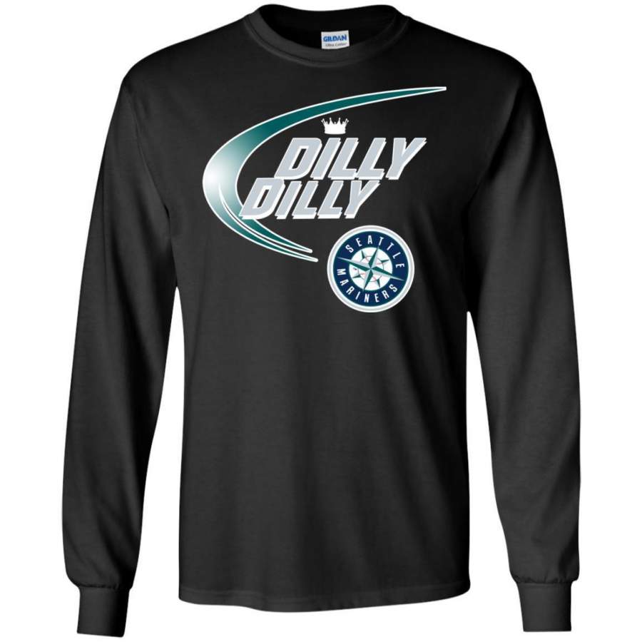 AGR Dilly Dilly Seattle Mariners Sport Long Sleeve T-shirt