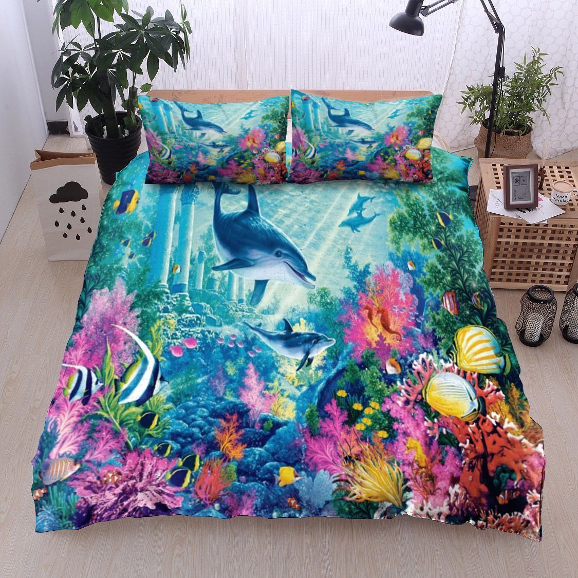 Dolphin Bedding Set All Over Prints