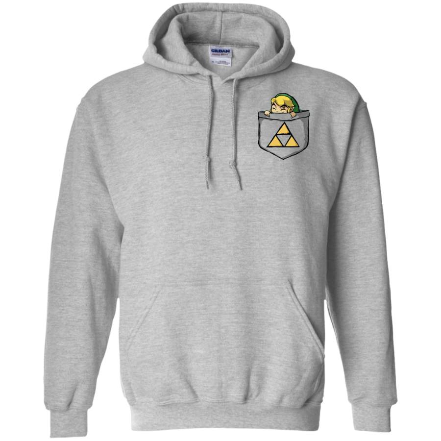 AGR Legend of Zelda – Pocket Link Gildan Pullover Hoodie