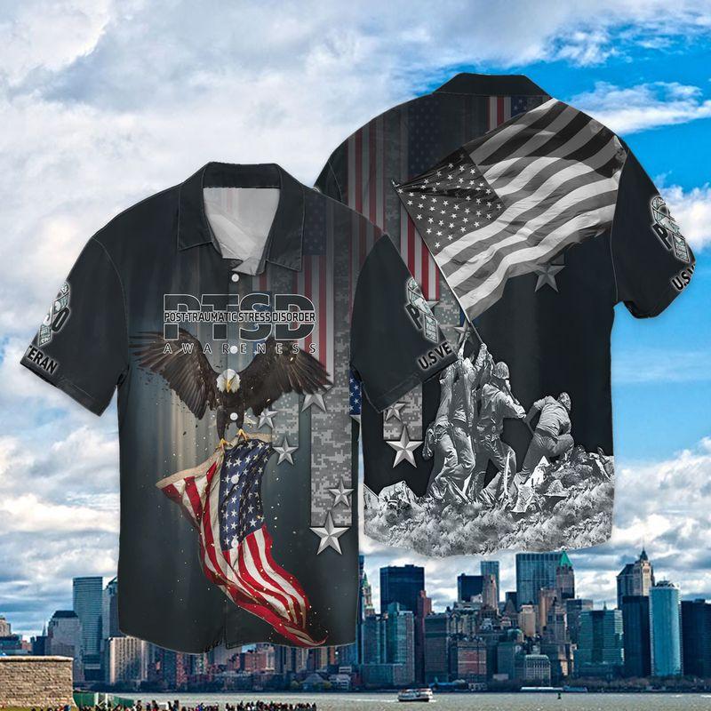 Ptsd Veteran Aloha Hawaii Shirts For Men Women Ha73079