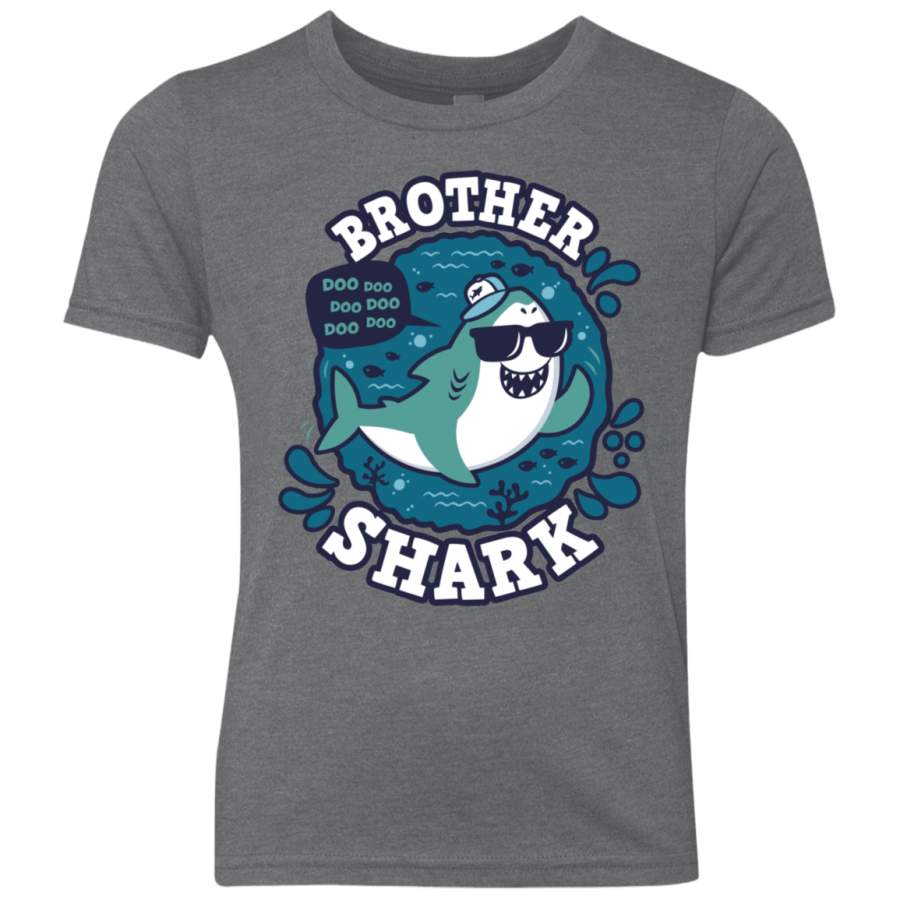 Shark Family trazo – Brother Youth Triblend T-Shirt