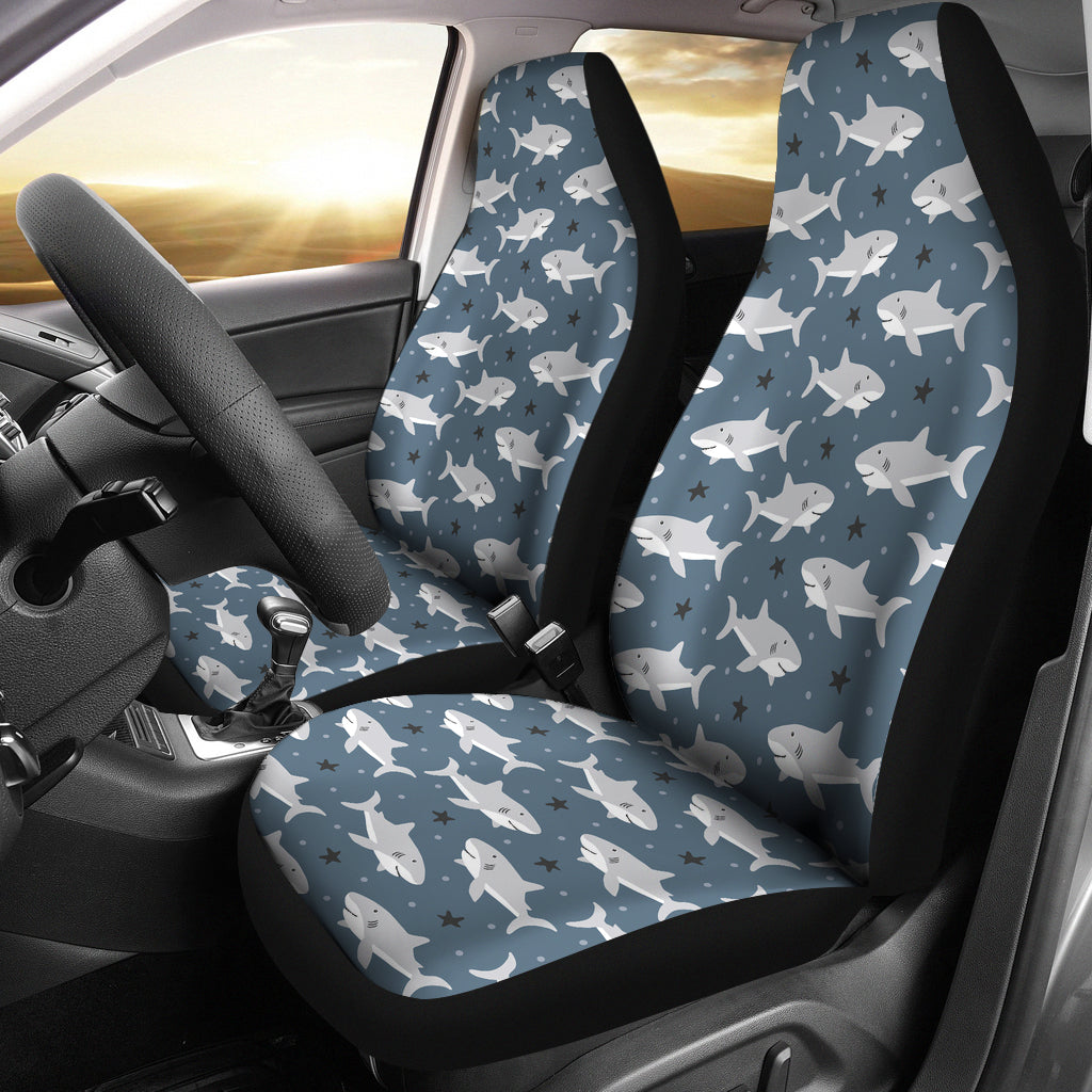 Shark Print Design Lks305 Car Seat Covers