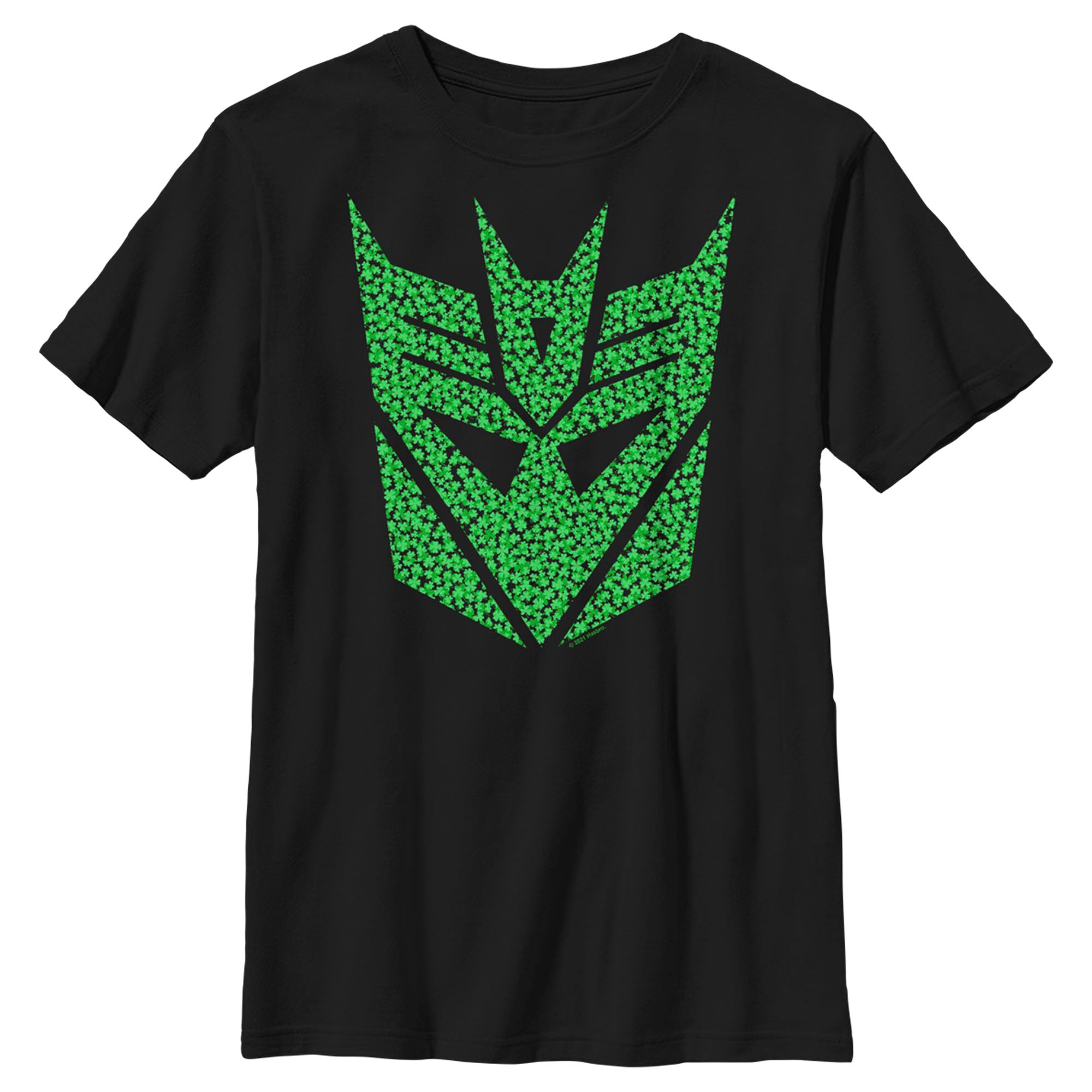 Boy’S Transformers St. Patrick’S Day Cloverfield Decepticon Logo T-Shirt