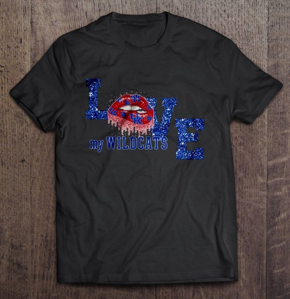 Love My Wildcats Lips Version Gift Trending Design Shirt