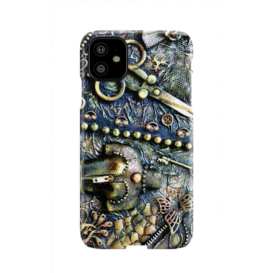 Steampunk Scissors II Phone Case