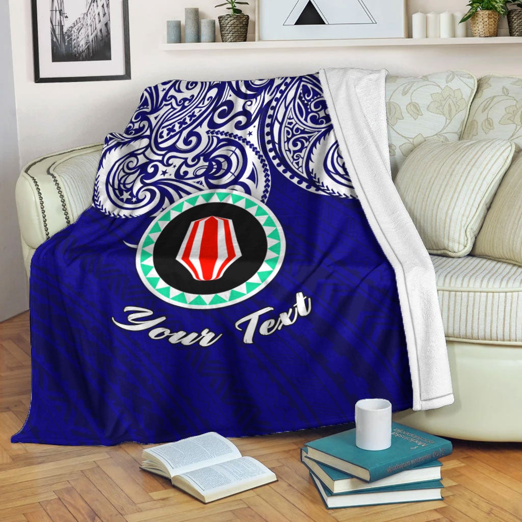 (Custom Personalised) Papua New Guinea Bougainville Pride Blanket – Lt12