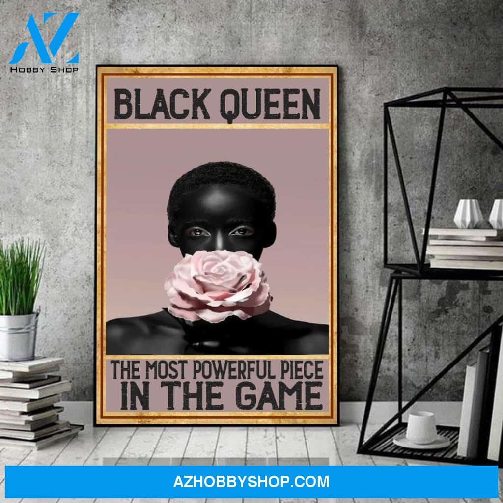 Black Queen In The Game Canvas And Poster