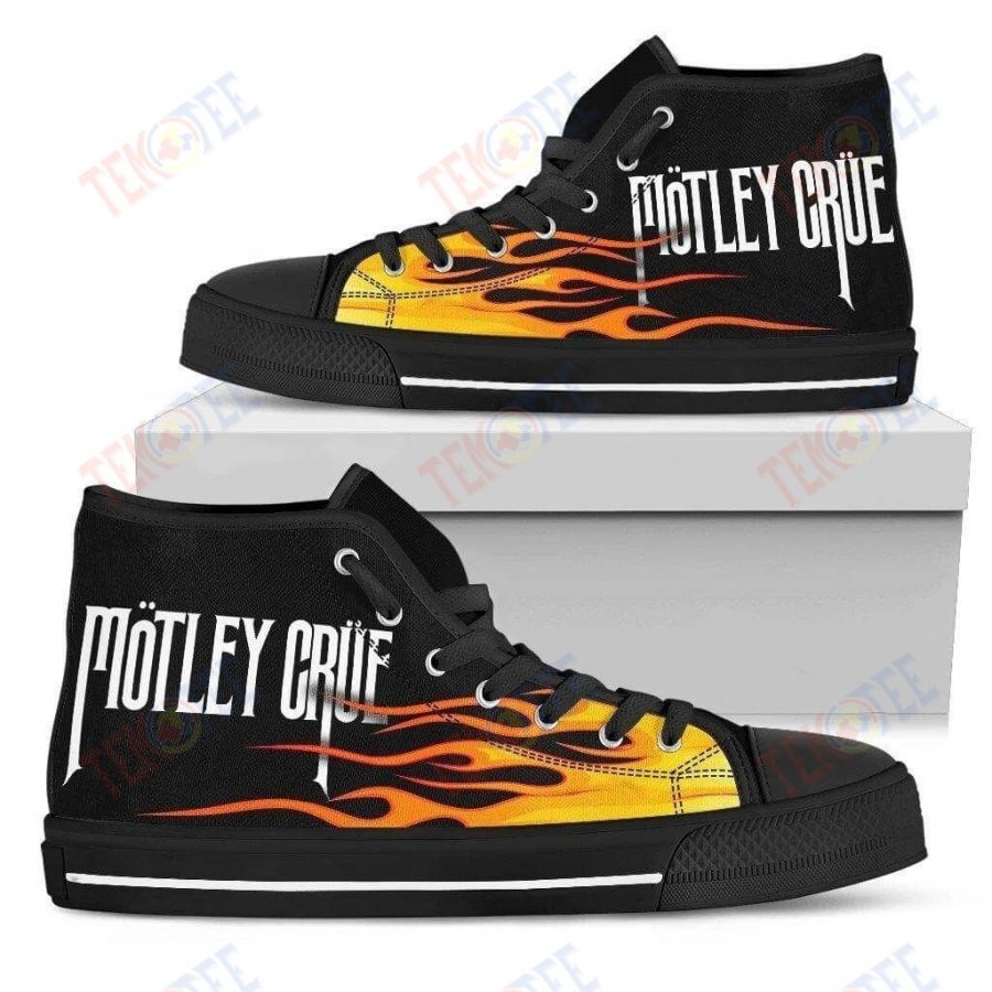 Mens Womens Motley Crue High Top Canvas Shoes Nice And Comfortable TMT941