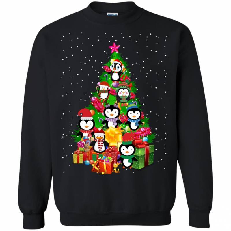 Penguin Christmas Tree sweatshirt