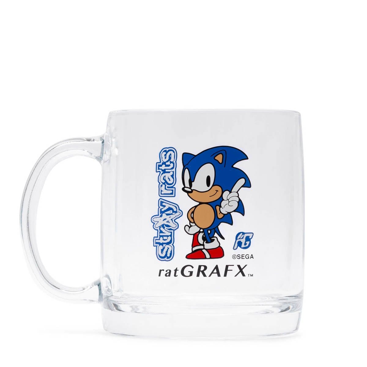 X Sonic The Hedgehog Glass Mug