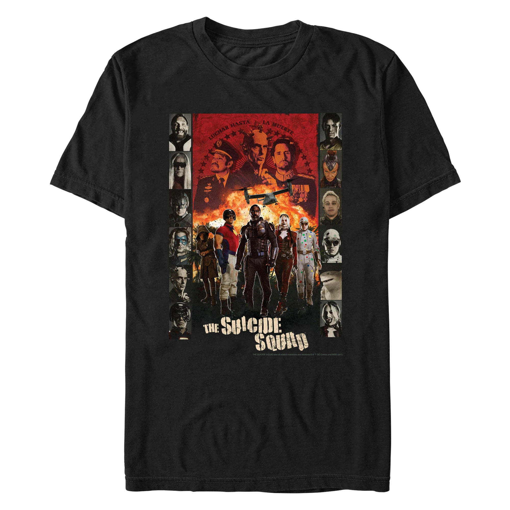 The Suicide Squad Men’S Character Poster  T-Shirt