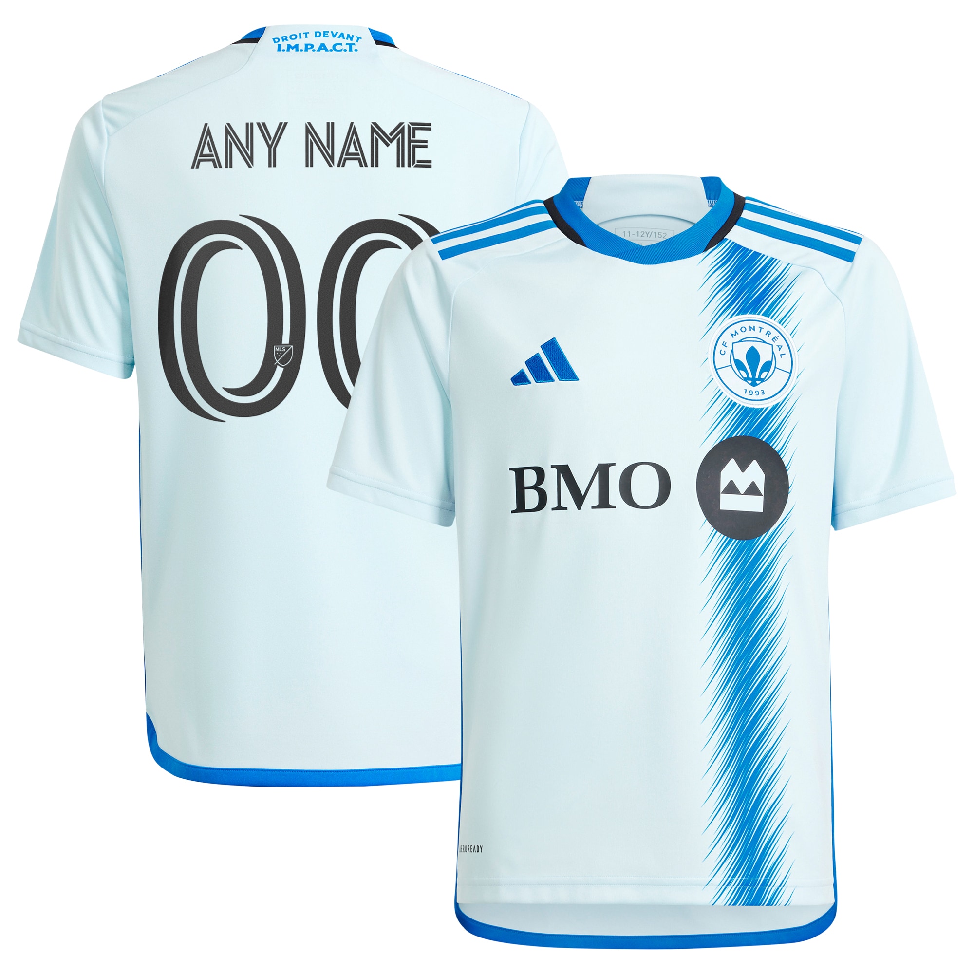 CF Montreal Youth 2024 La Main Replica Custom Jersey  Light Blue