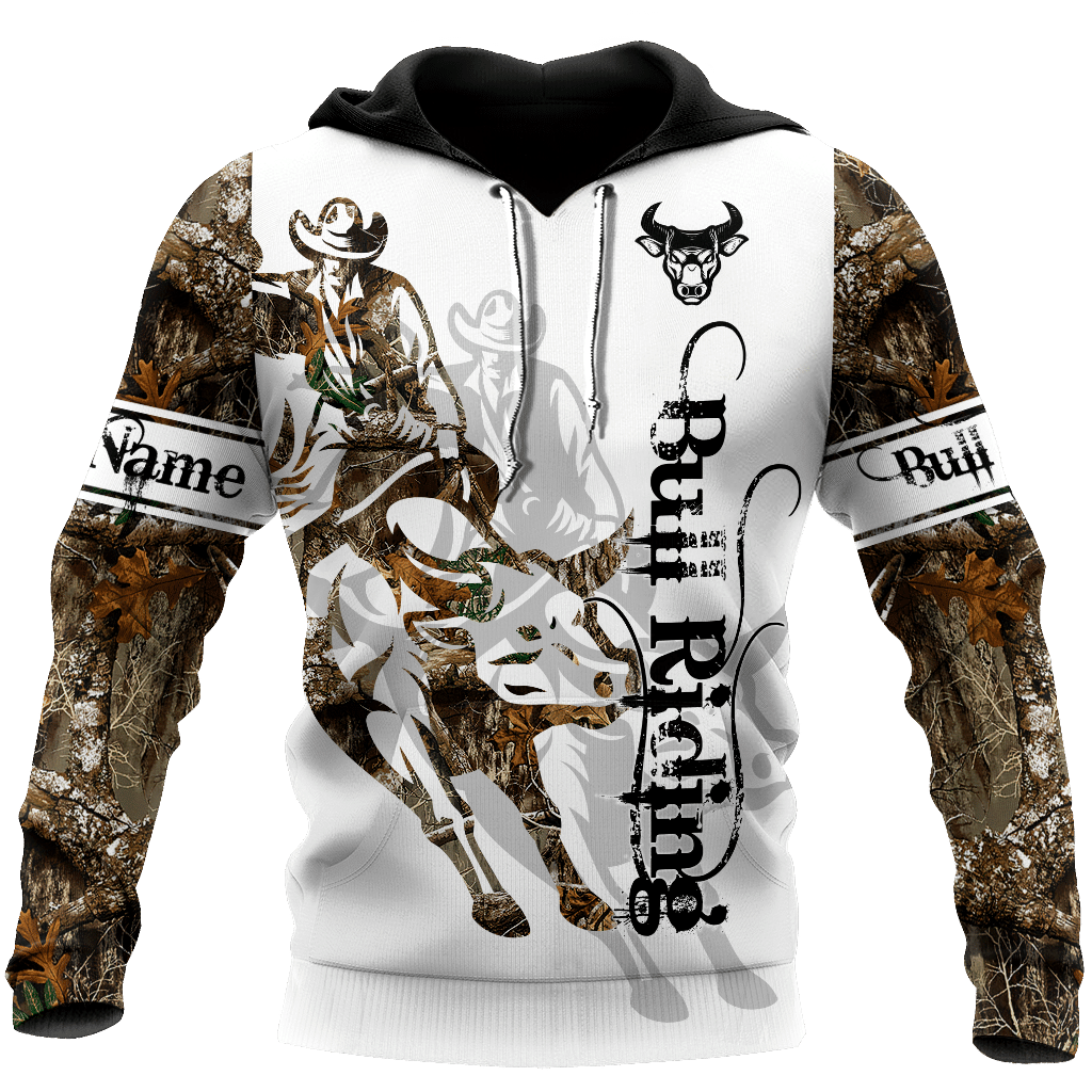 Personalized Name Bull Riding Tattoo 3D All Over Printed Hoodie New Hoodies