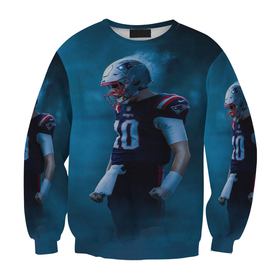 New England Patriots Mac Jones1 Gift For Fan 3D Full Printing Sweatshirt