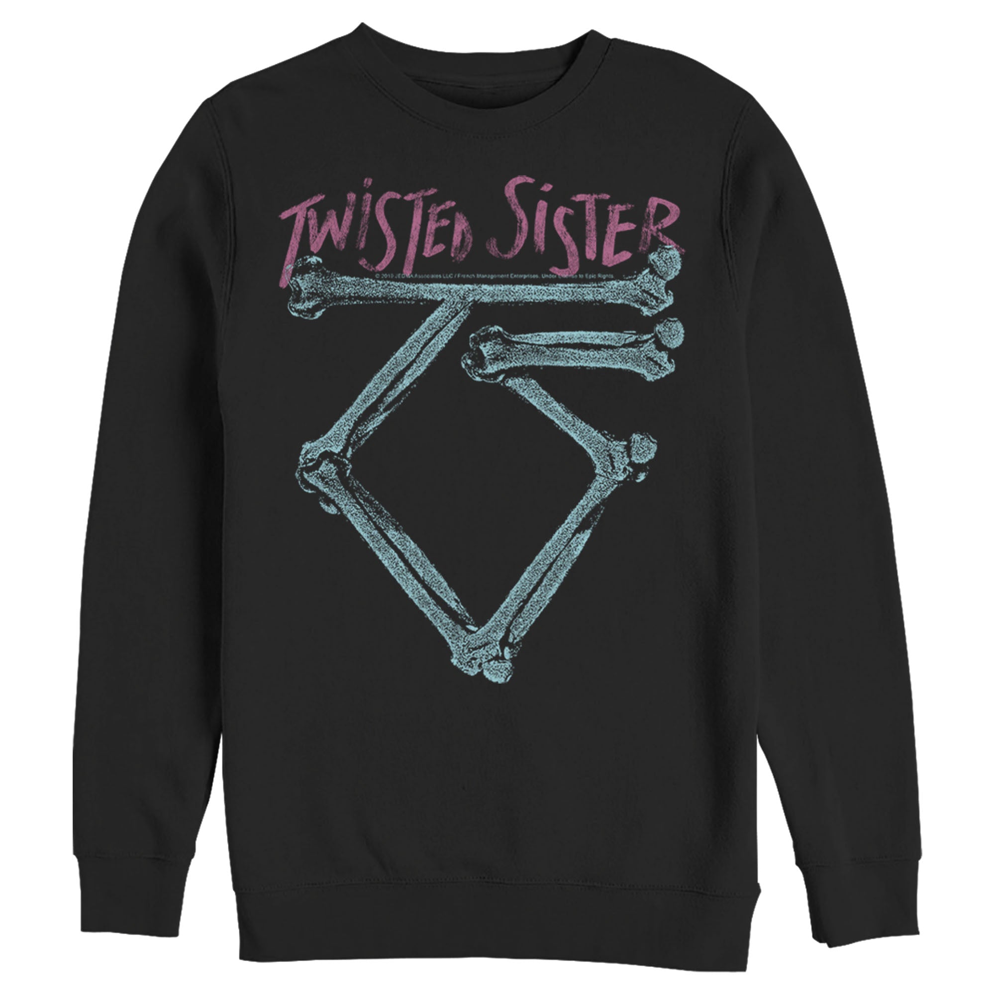 Twisted Sister Men’S Neon Logo  Sweatshirt