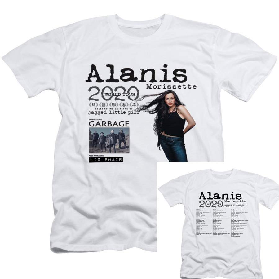 Alanis Morissette 2020 Jagged Little Pill Concert T Shirt