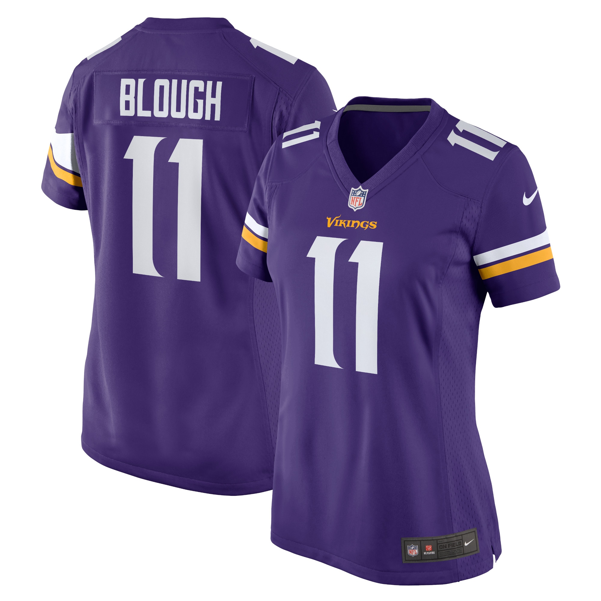 David Blough Minnesota Vikings Women's Home Game Player Jersey – Purple