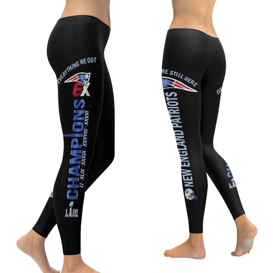 New England Patriots Leggings Black 3D Full Print|Patriots Yoga Pants