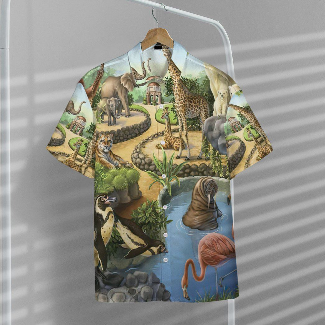 Zoo Animal  3D Hawaiian Shirt