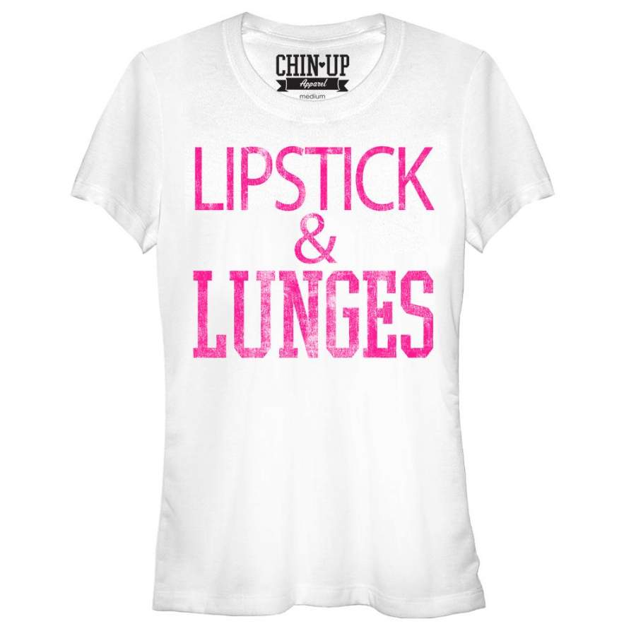 CHIN UP Junior’s Lipstick  T Shirt White S