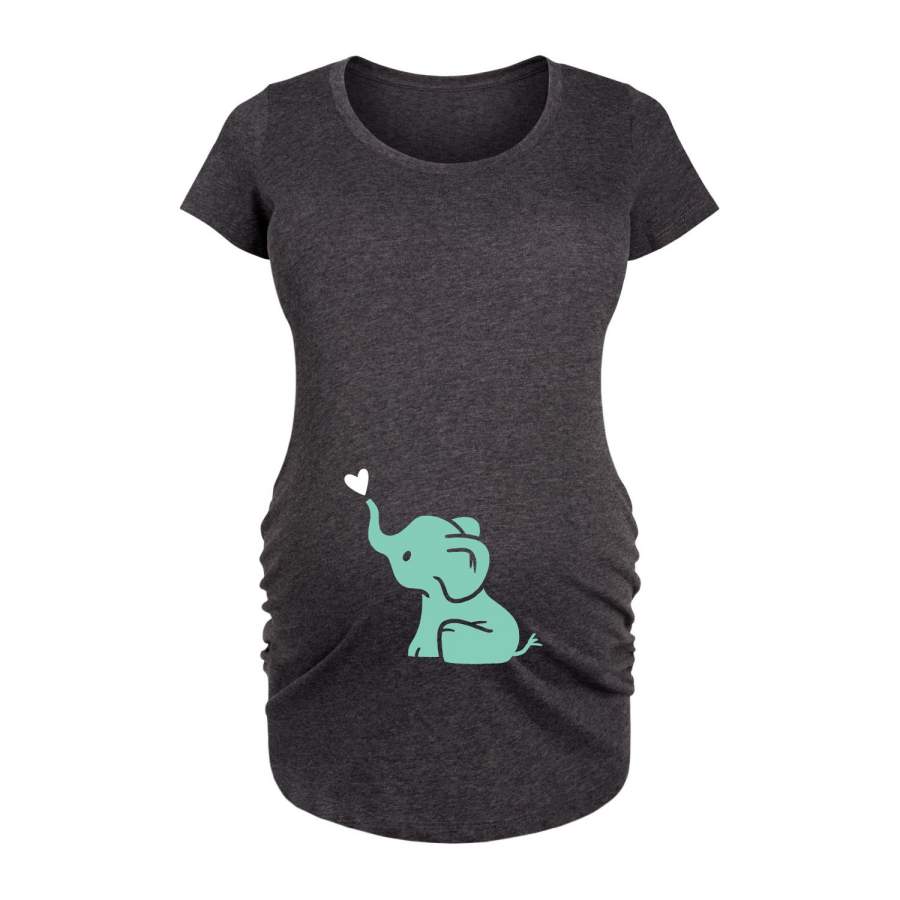 Baby Elephant – Maternity Short Sleeve T-Shirt