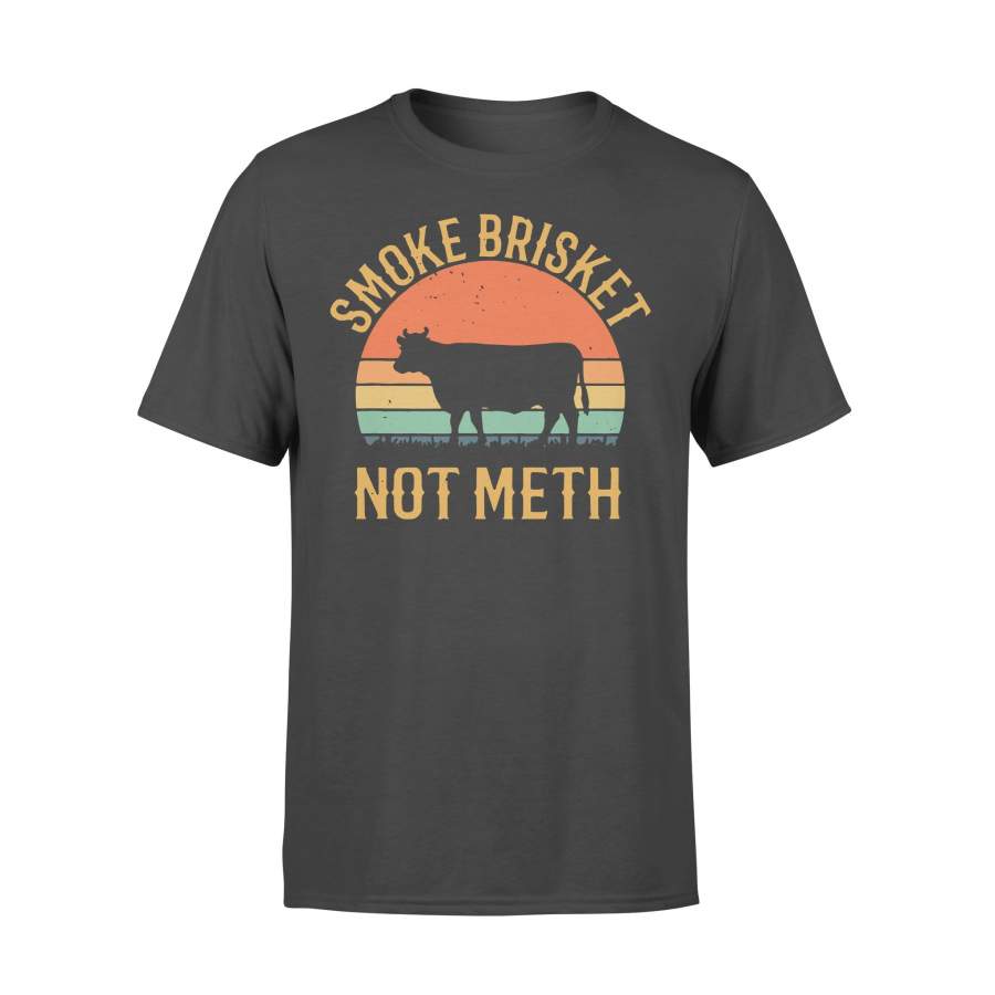 Smoke Brisket Not Meth Bbq Vintage T-shirt