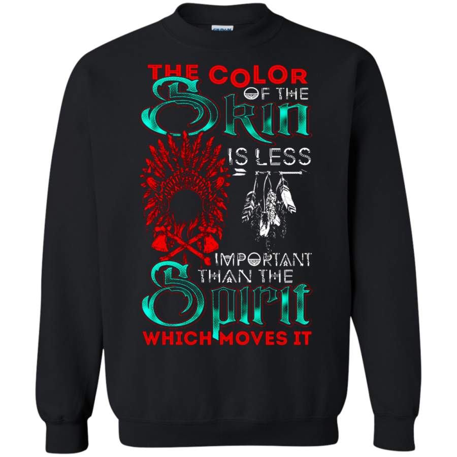 AGR The Color Of The Skin Is Less Important Than The Spirit Sweatshirt