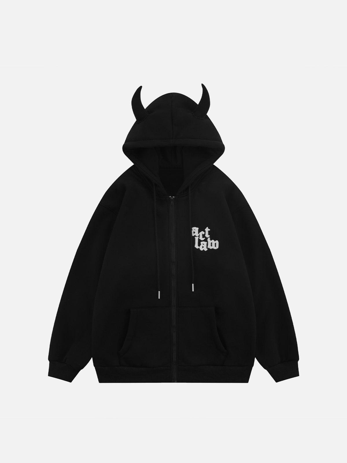 Talishko™ – Letter Devil Head Hoodie