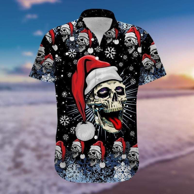 Shop Hawaii Aloha Shirts Kull Santa Claus Naughty List Ha39005