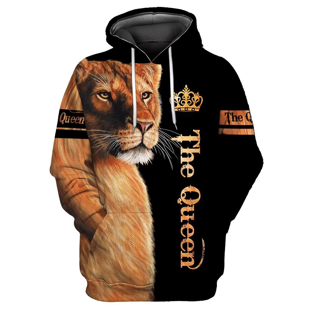 USATOPDEAL.COM – Lion Queen 3D All Over Printed Shirt for Women