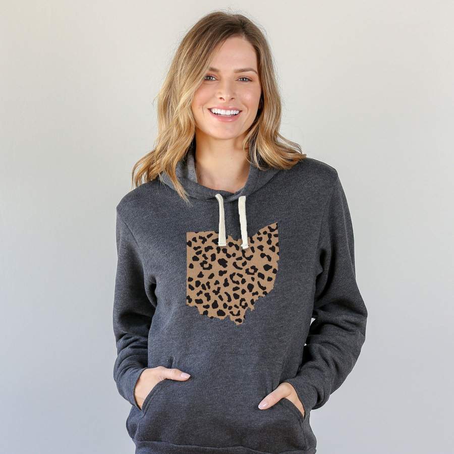 Ohio Leopard Pattern Hoodie