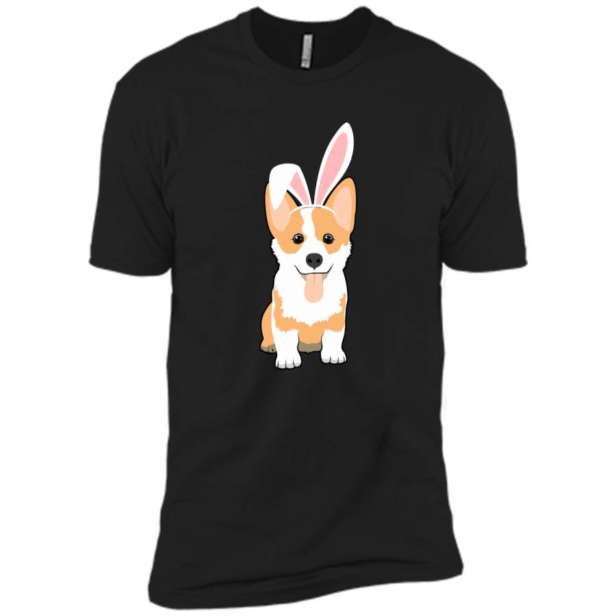 Corgi Easter Day Bunny Dog Lover Shirt Next Level Premium Short Sleeve Tee