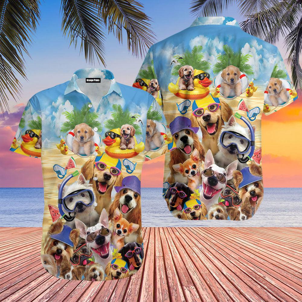 Dog Beach Hawaii Shirt For Men Women Ha87017