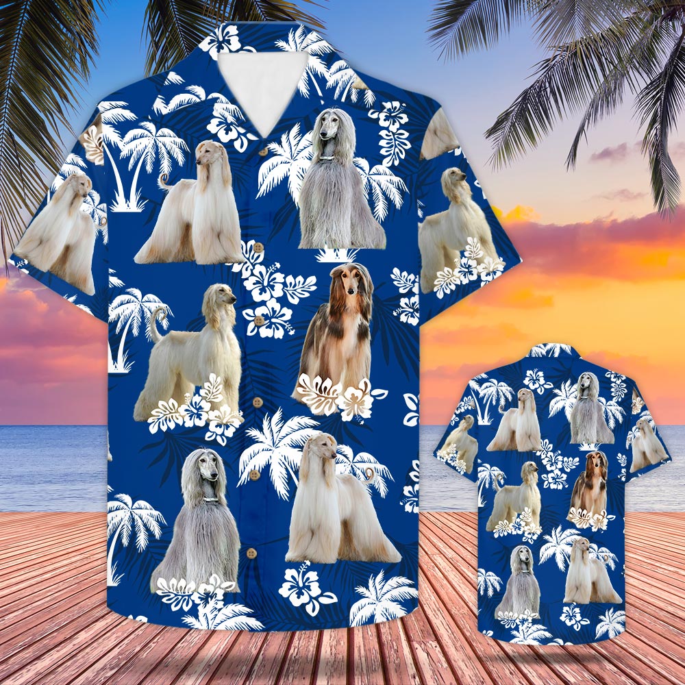 Afghan Hound Hawaiian Shirt For Dog Lovers Do99