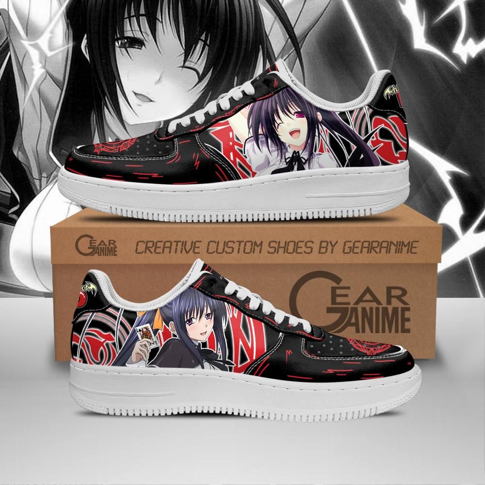 High School Dxd Akeno Air Force Shoes Sneakers Custom Anime