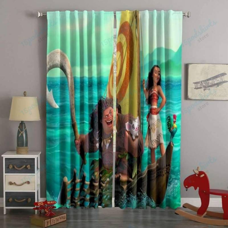 3D Printed Moana Style Custom Living Room Curtains