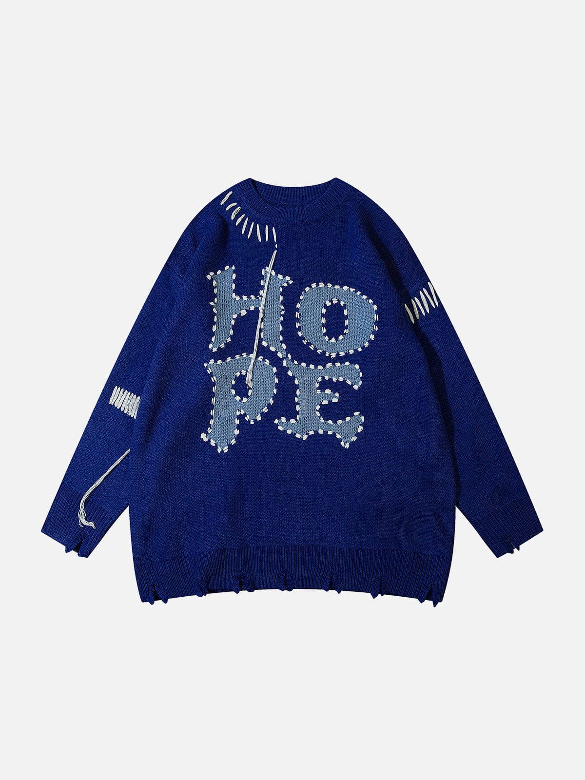 Talishko™ – “Hope” Letters Jacquard Sweater