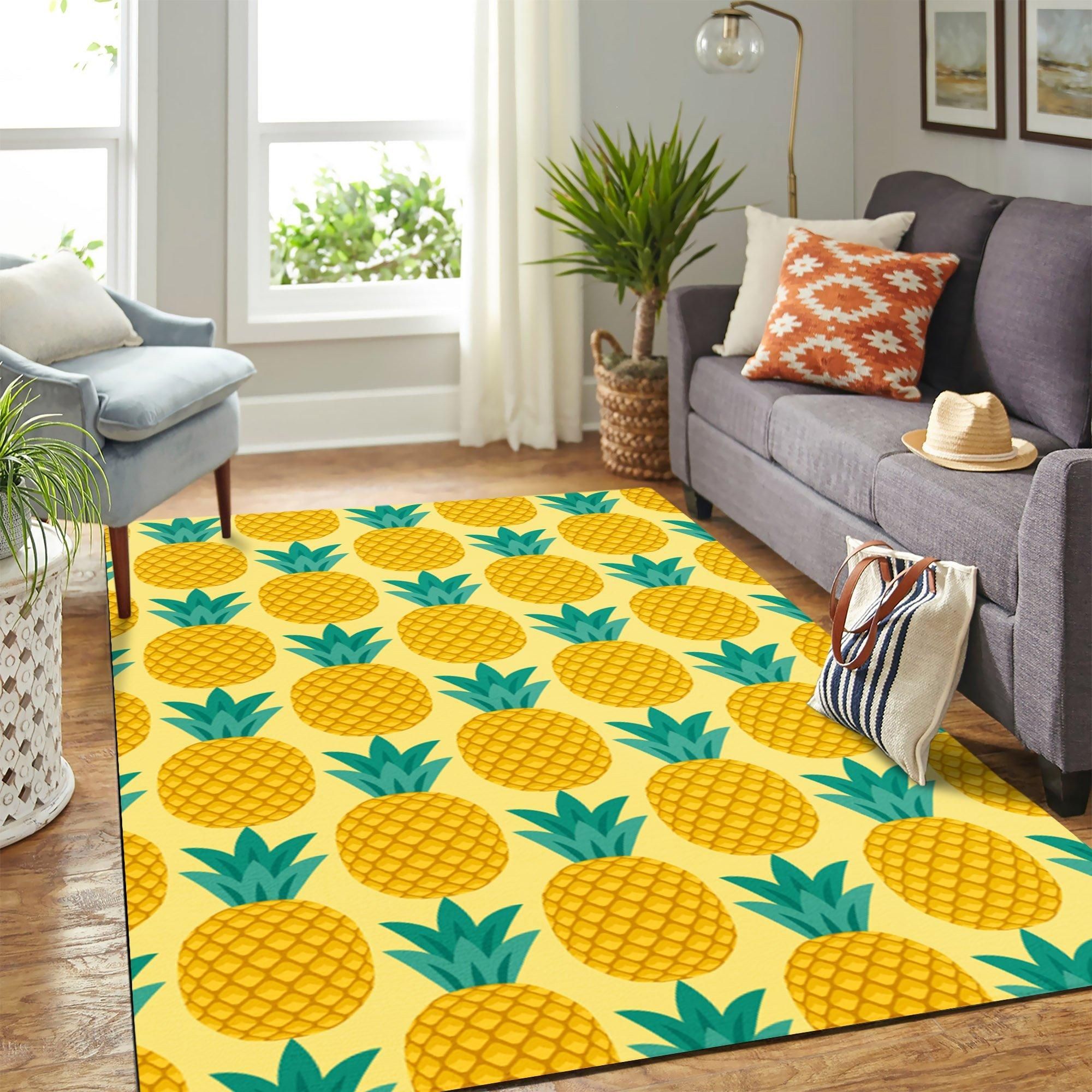 Pineapple Area Rug Geeky Carpet – home decor – Bedroom Living Room decor