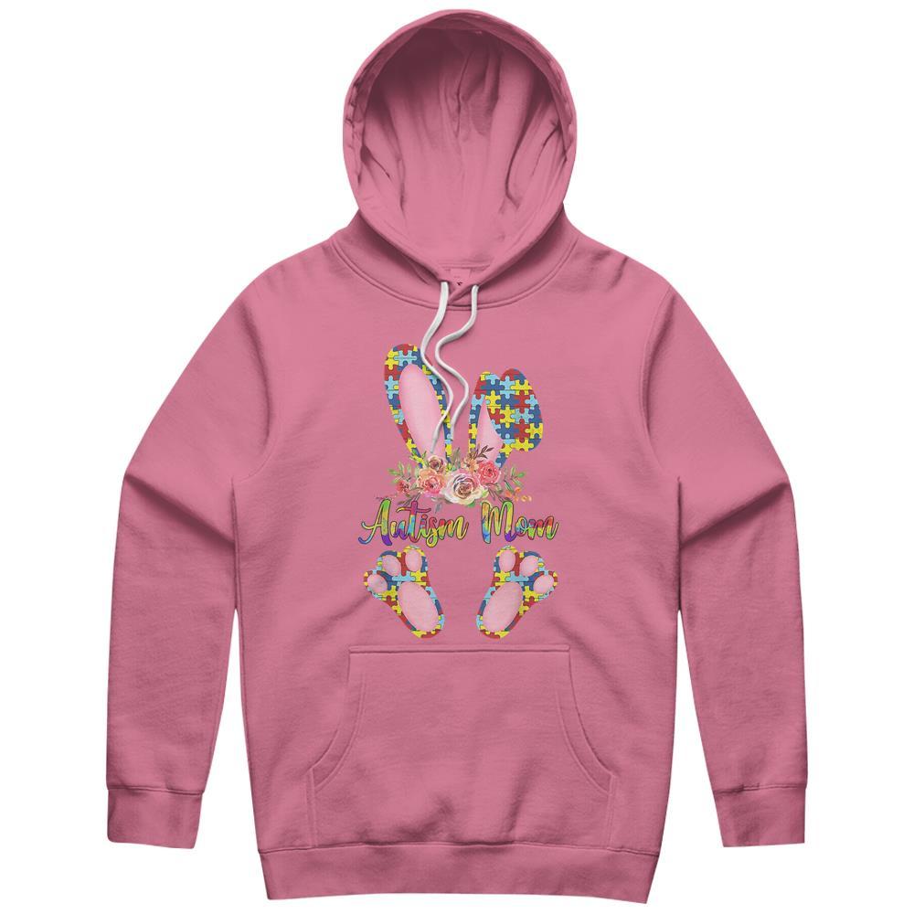 Autism Mom Cute Bunny Easter Autism Awareness Month Hoodie