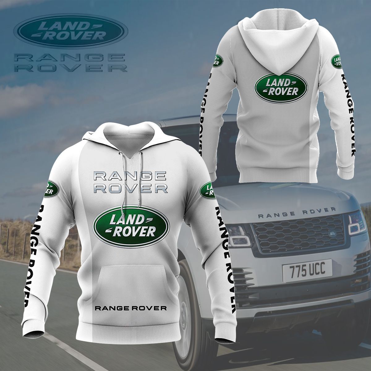 3D All Over Printed Range Rover Lph-Hl Shirts Ver 1 (Grey)