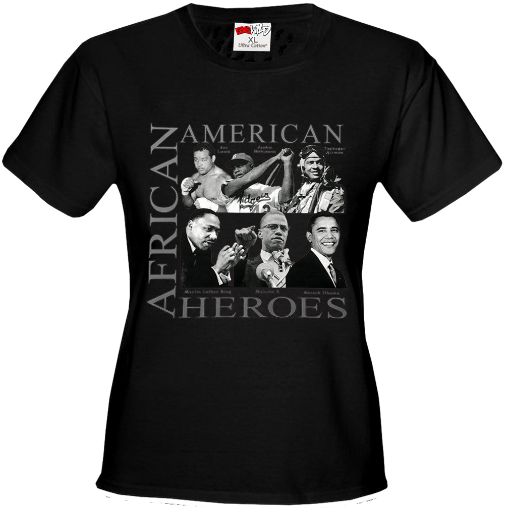 African American Hero Icons Girls T-shirt