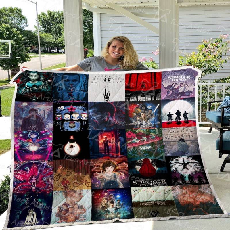 Stranger Things Quilt Blanket 0539 – Plumosu Store