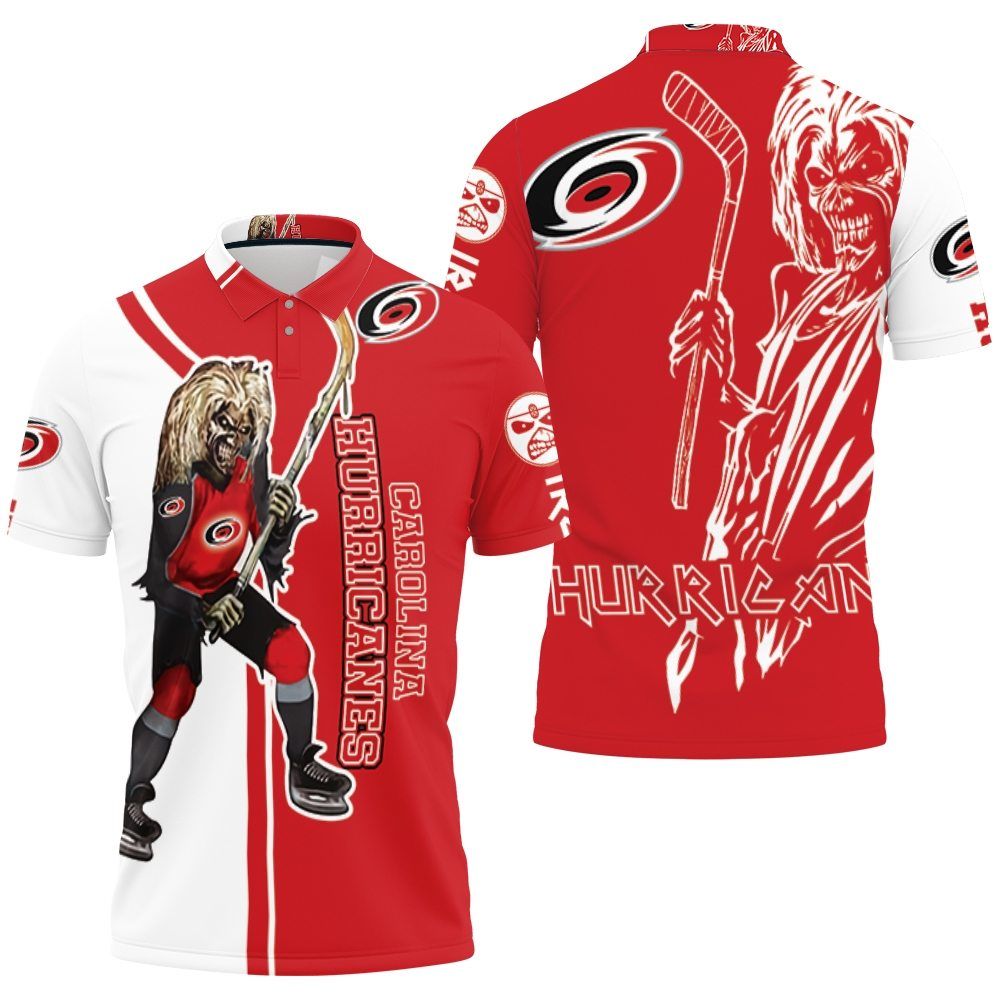 Carolina Hurricanes And Zombie For Fans Polo Shirt