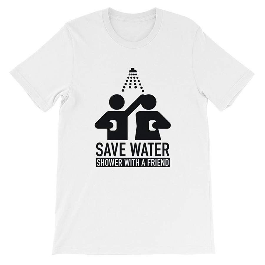 Vectorplanet Save Water Shower With A Friend Men T-Shirt