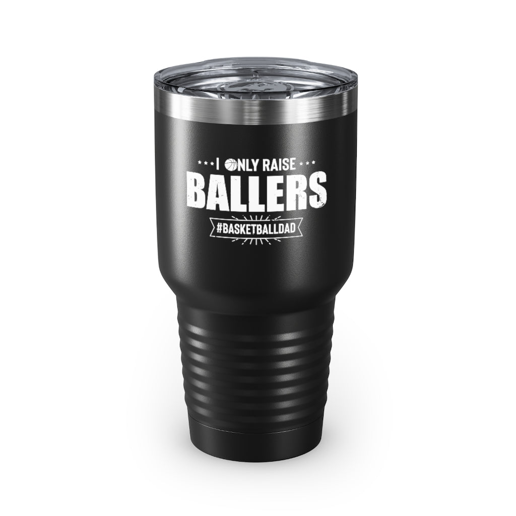 30Oz Tumbler Stainless Steel Colors Hilarious Ballers Coaching Mentoring Educating B-Ball Player Novelty Teaching