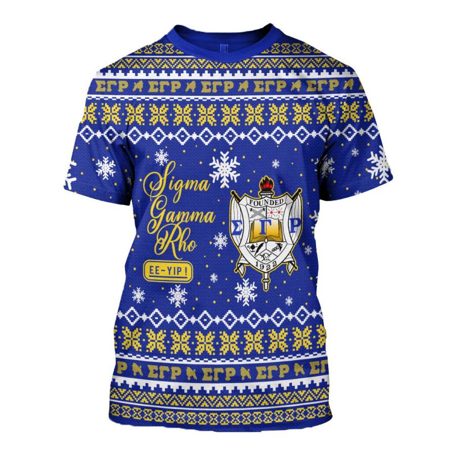 3D ALL OVER SIGMA GAMMA RHO UGLY SWEATER 2792019