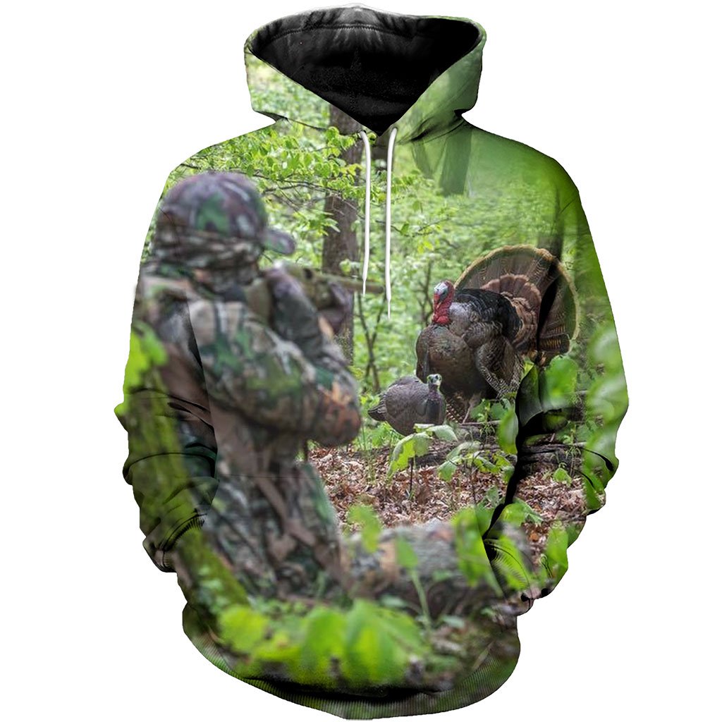 Turkey 3D All Over Print Hoodie