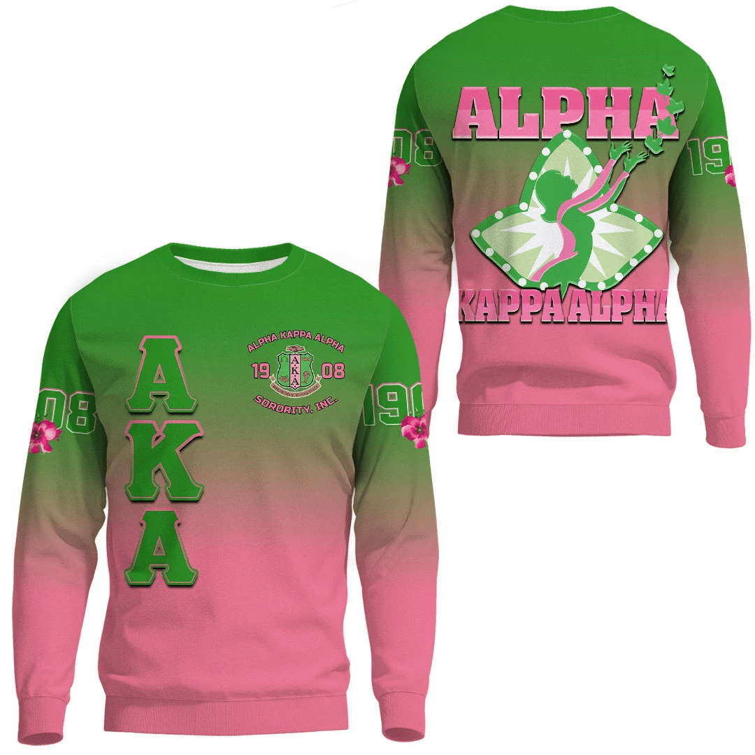 Africa Zone Sweatshirt – Alpha Kappa Alpha Gradient Sweatshirts A31