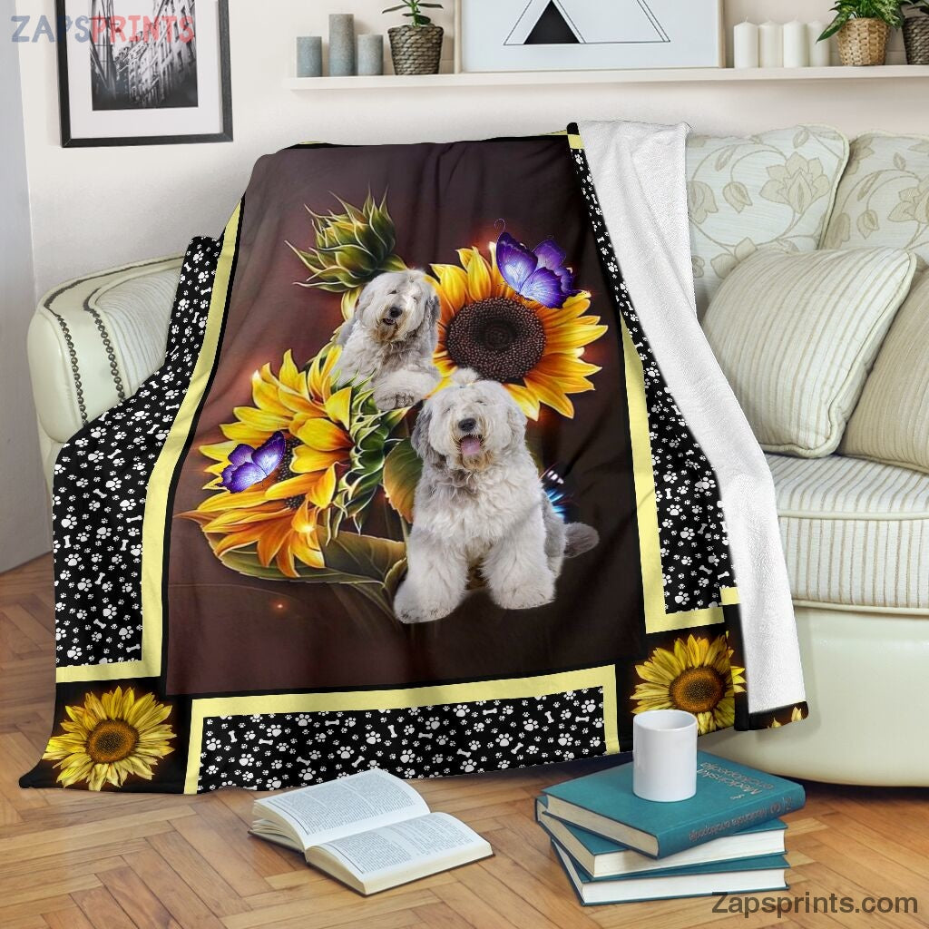 Old English Sheep Dog Blanket – Cool Gift Ideas